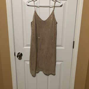 Express sequin dress
